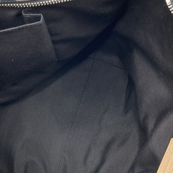 Coach Peyton Perforated Zip Top Tote F29886 Black White Signature Logo - Picture 12 of 16